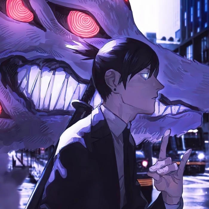 Individual expression shaped by anime pfp chainsaw man