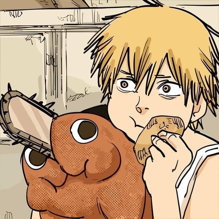 Individualistic profile choice connected with anime pfp chainsaw man