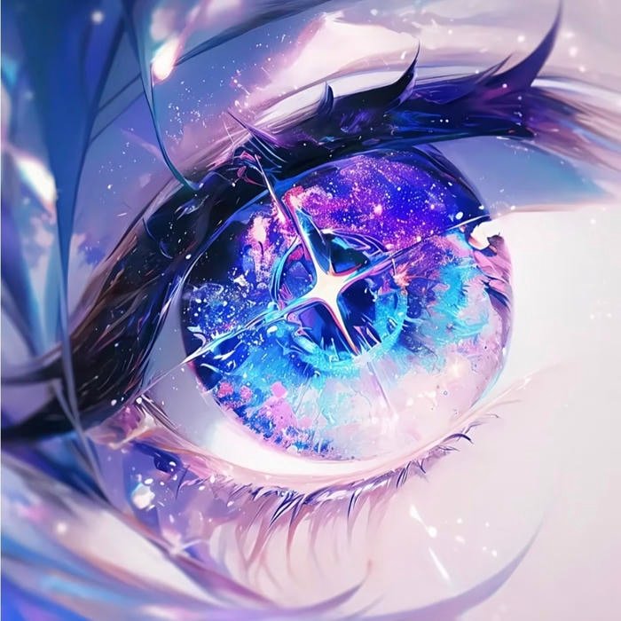 Minimal character eye theme for anime eye pfp