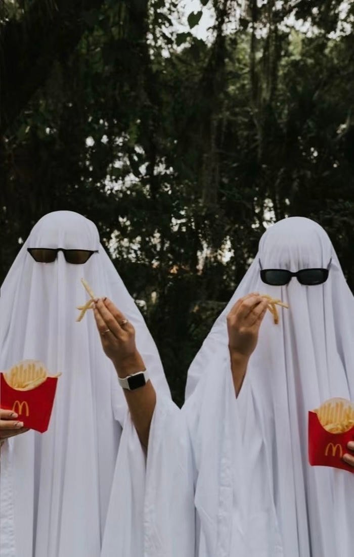 Online avatar idea inspired by ghost aesthetic pfp