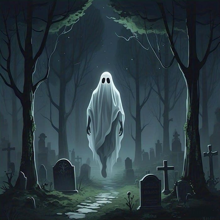 Online profile appearance using ghost aesthetic pfp