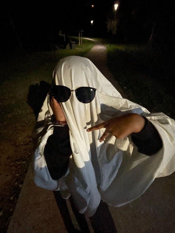 Online profile image style ghost aesthetic pfp