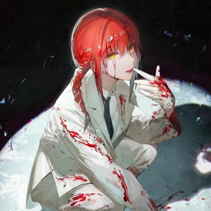 Personal digital style connected to anime pfp chainsaw man