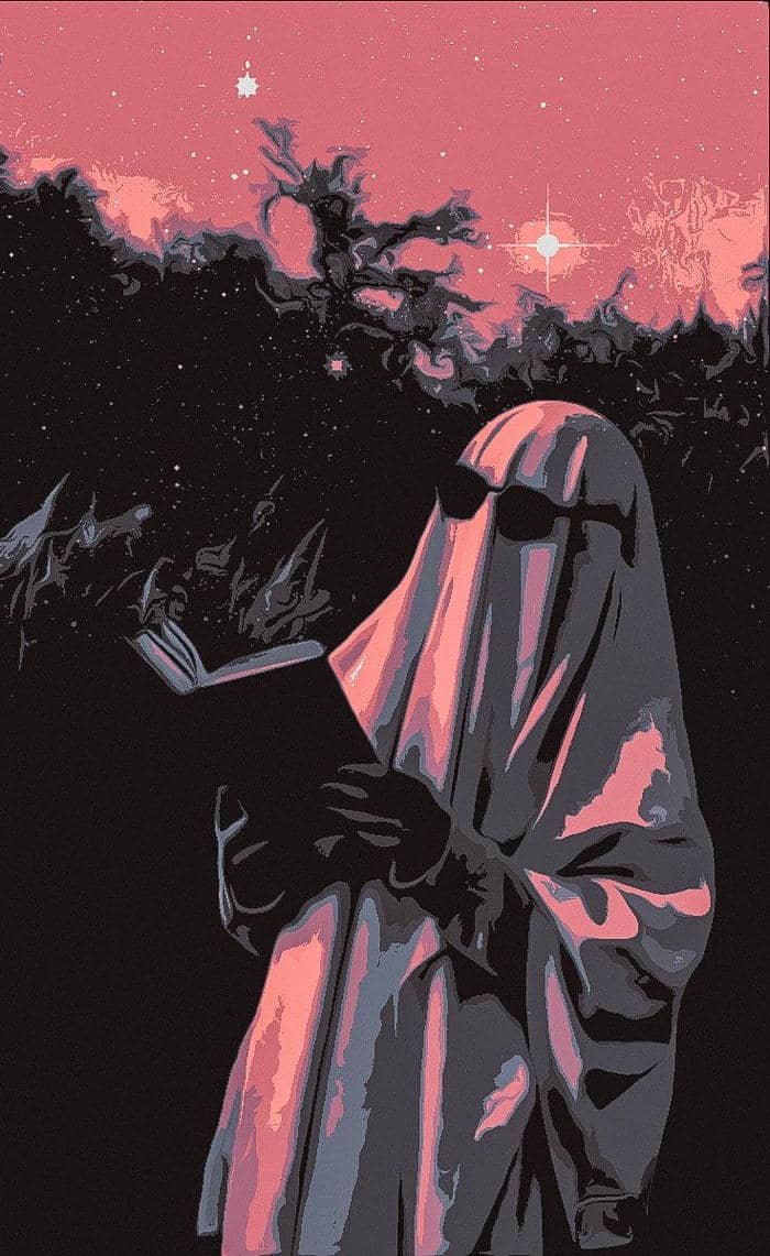 Profile image creation inspired by ghost aesthetic pfp