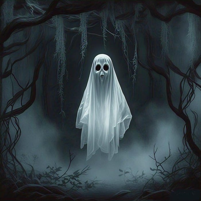 Profile image theme centered on ghost aesthetic pfp