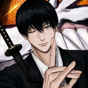 Rebellious fictional image linked with anime pfp chainsaw man