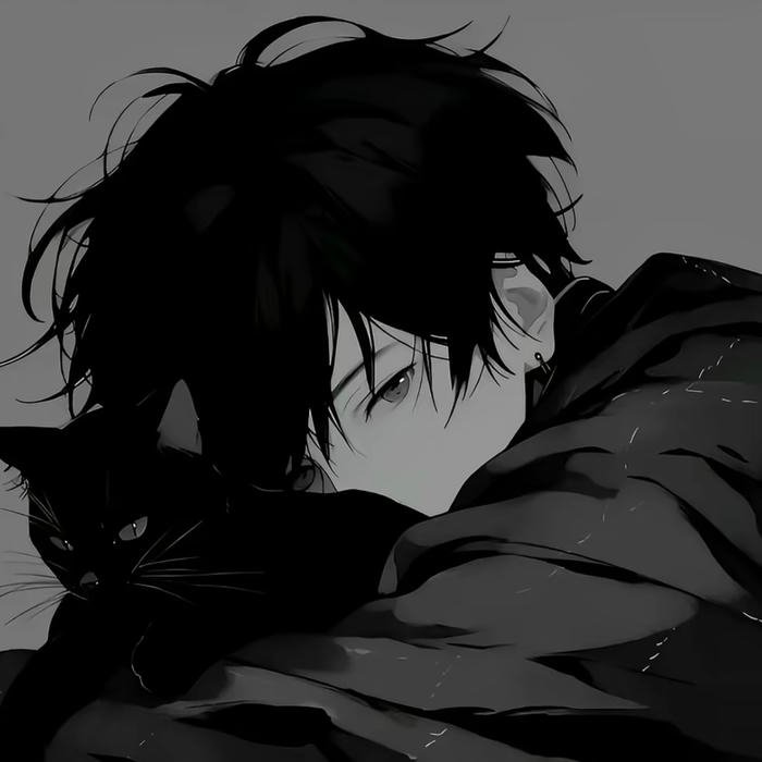 Sadness appearing quietly on sad boy pfp