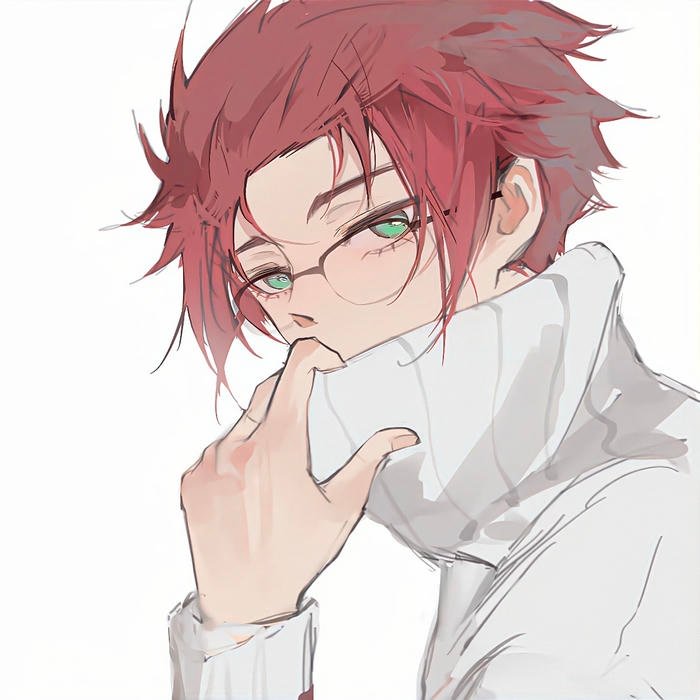 Sharp anime sports character blue block anime pfp