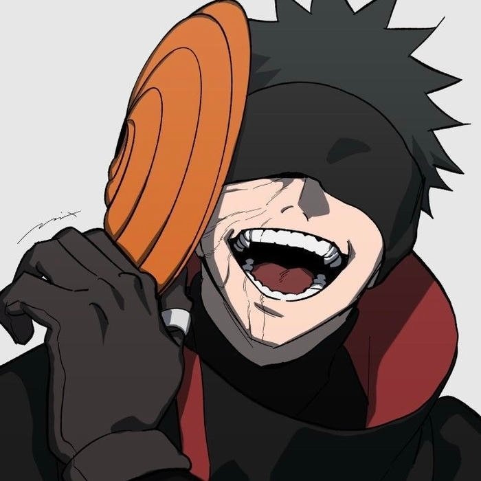 Shinobi despair arc reflected within anime pfp obito
