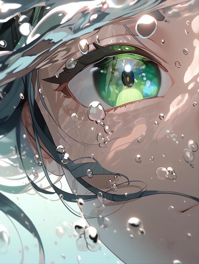 Single eye emphasis design used as anime eye pfp