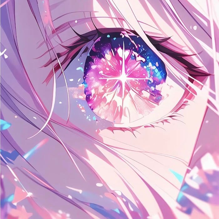 Stylized iris artwork suited for anime eye pfp