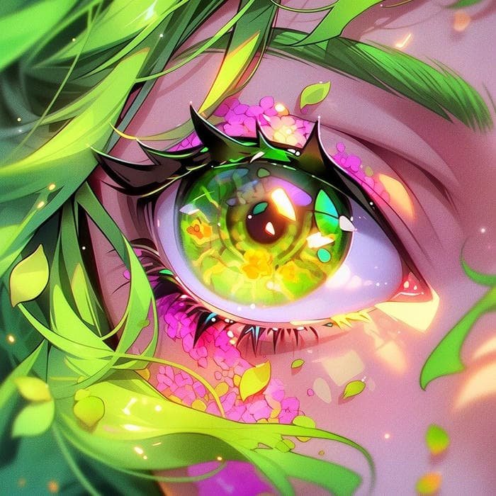 Symbolic eye design commonly used as anime eye pfp