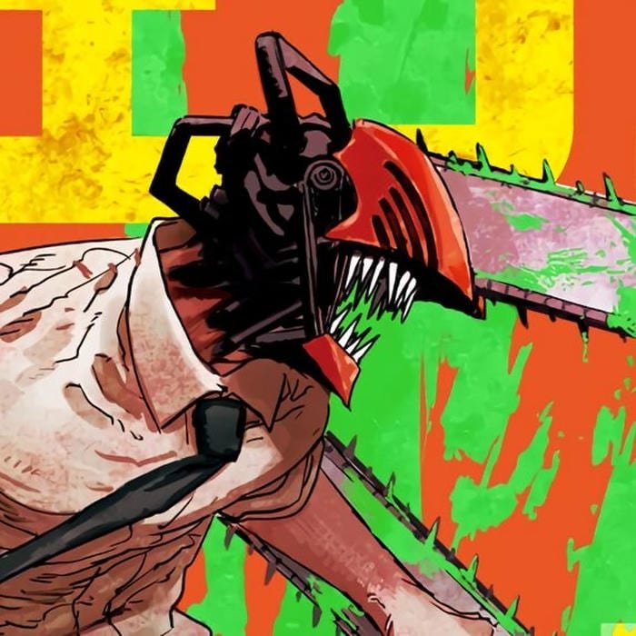 Unconventional character image tied to anime pfp chainsaw man