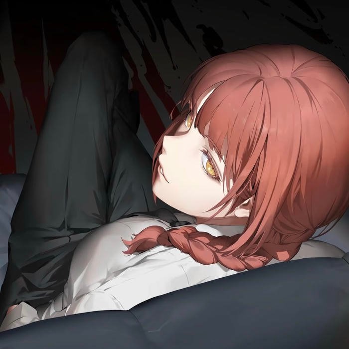 Unusual personality signal from anime pfp chainsaw man