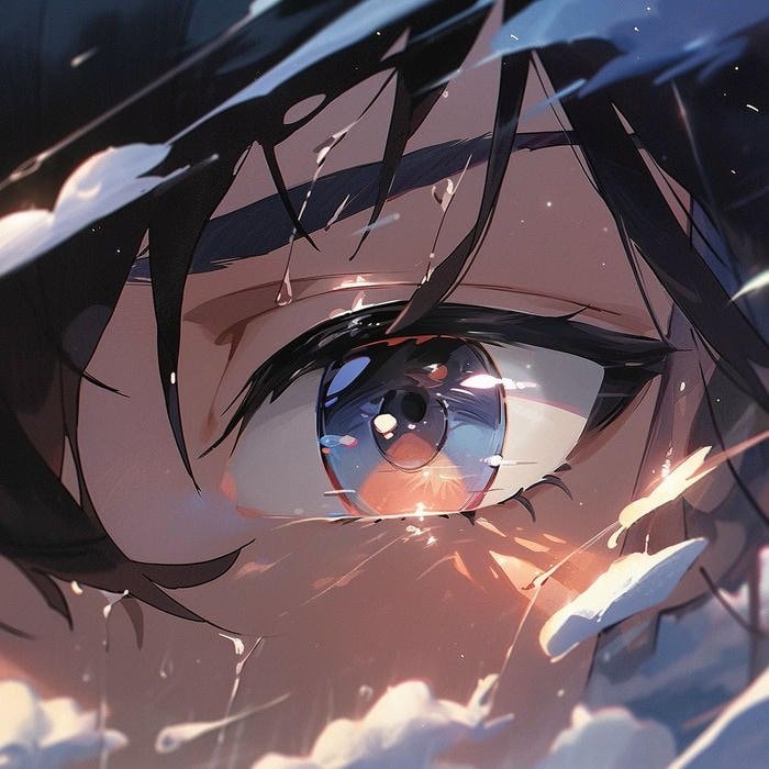 Visual identity built around eyes anime eye pfp