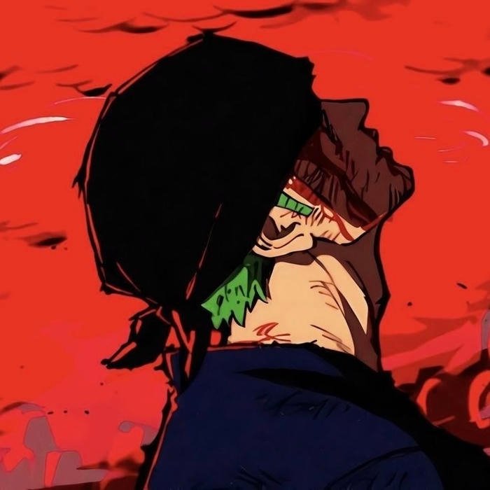 Zoro anime pfp highlighting veteran anime warrior