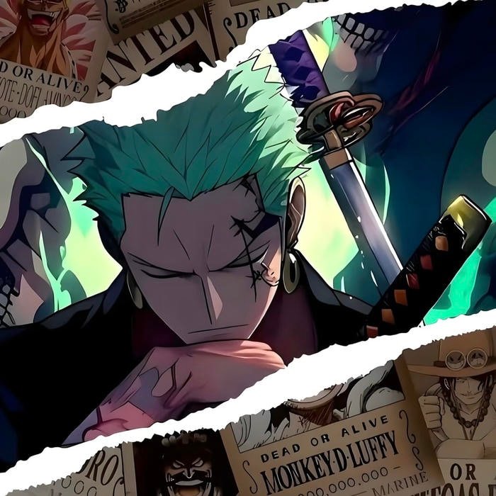 Zoro anime pfp portraying disciplined swordsman path