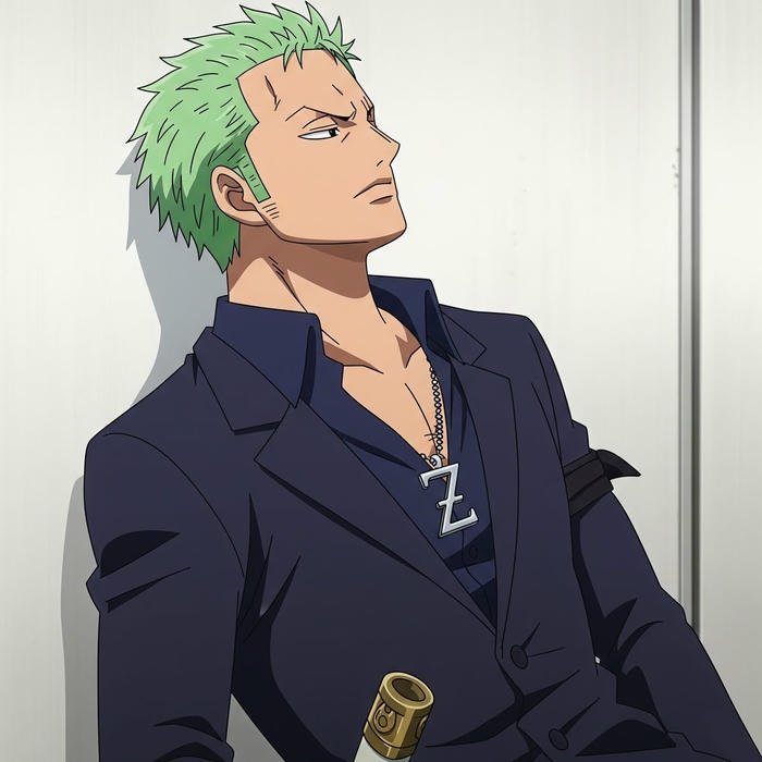 Zoro anime pfp representing One Piece sword user