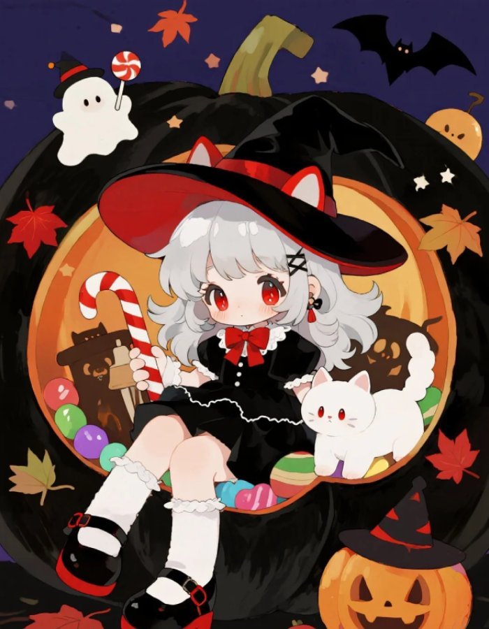 a spooky chibi doll becomes halloween pfp cute choice