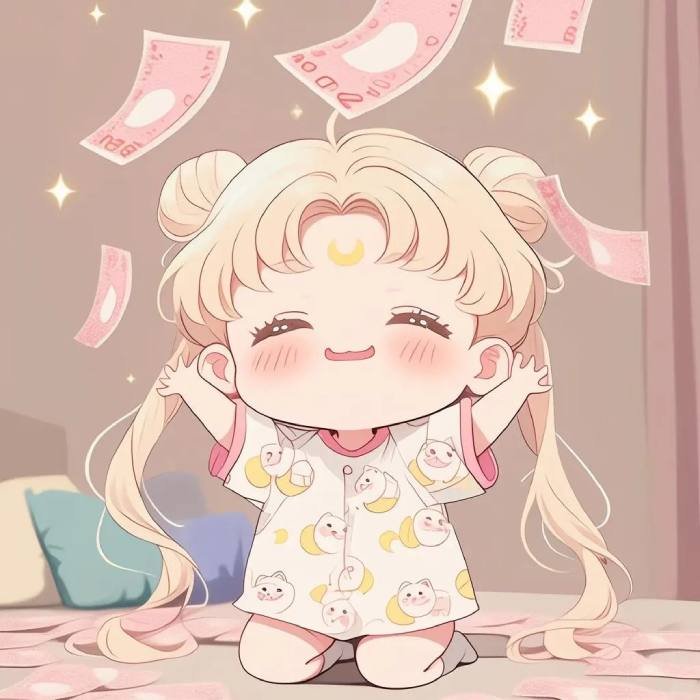 adorable anime icon in chibi pfp avatar form