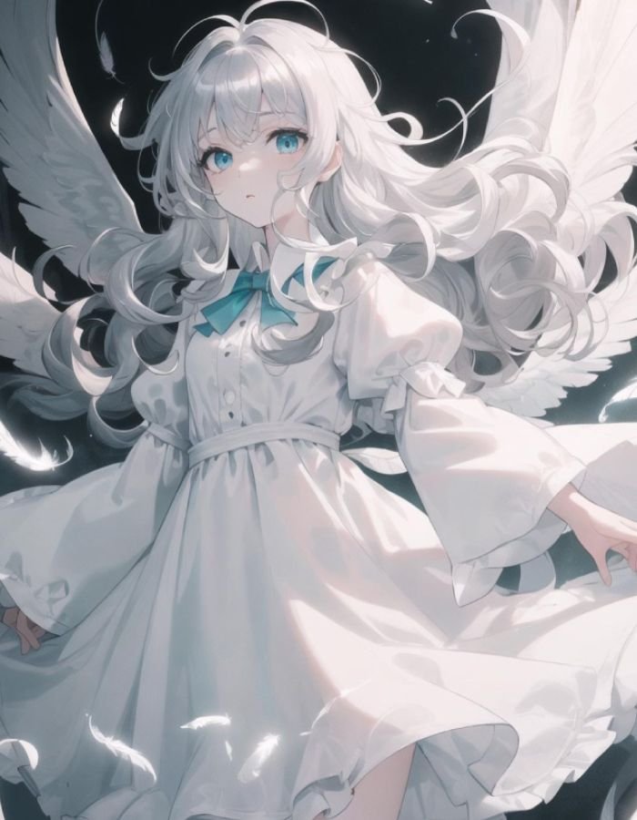 angel pfp capturing otherworldly celestial beauty