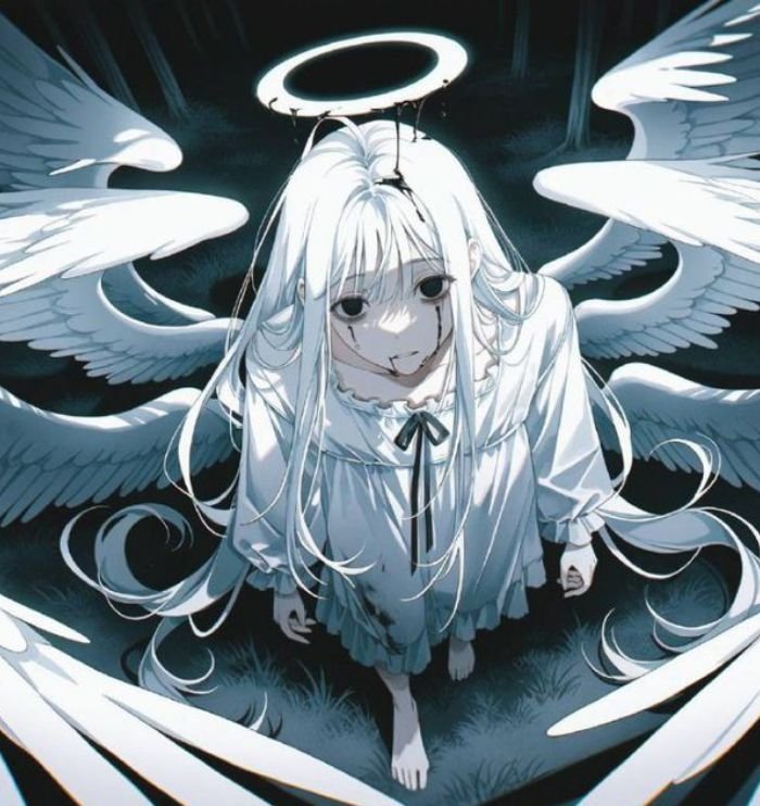 angel pfp designed around classic angel themes