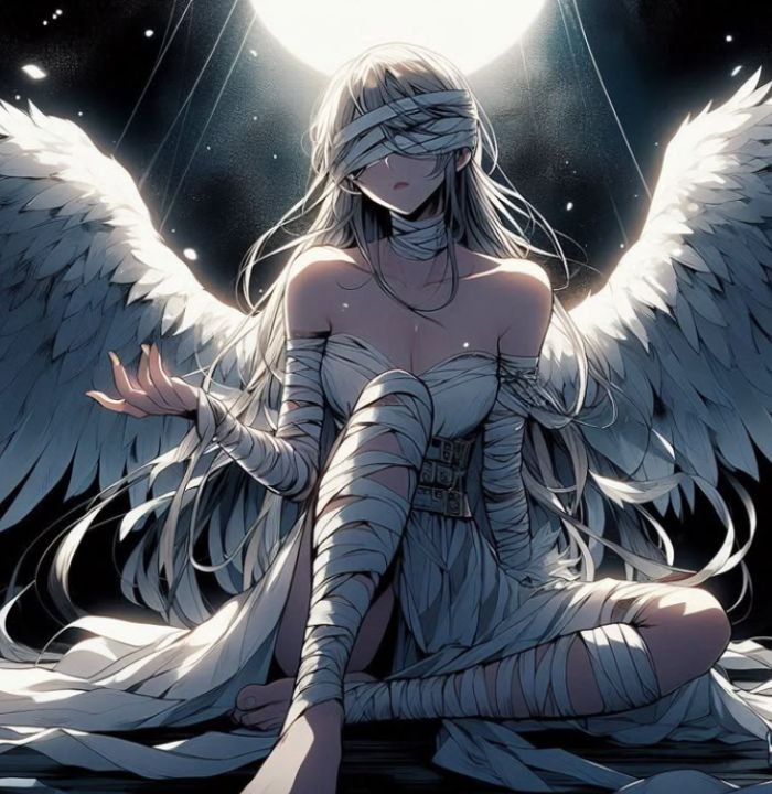 angel pfp reflecting innocence peace and harmony