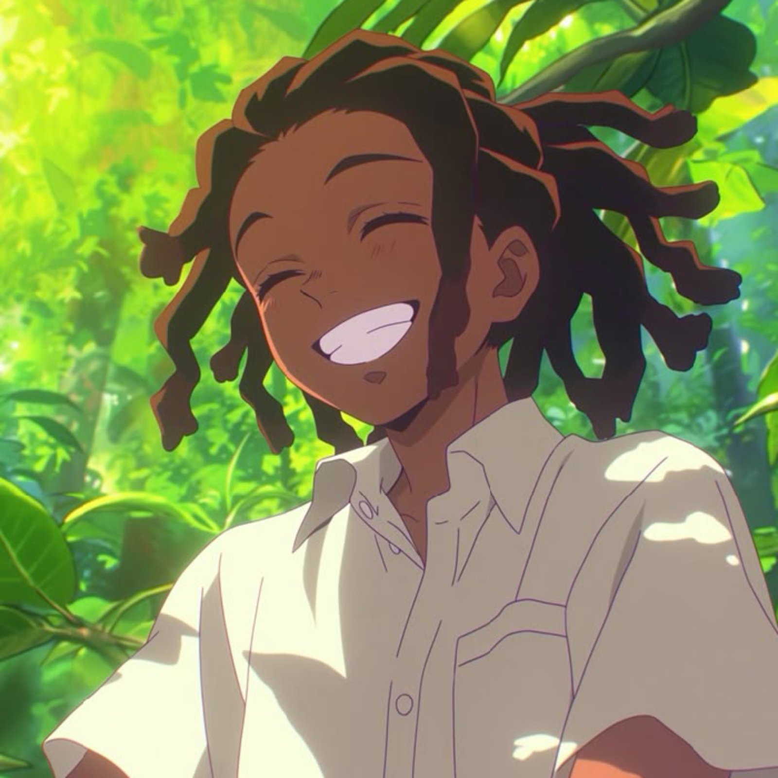 black guy pfp in a minimal photo style