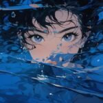 blue discord pfp gentle visual atmosphere