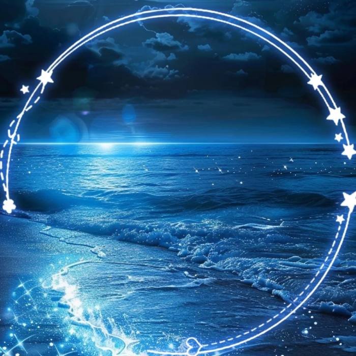 blue discord pfp quiet and smooth design