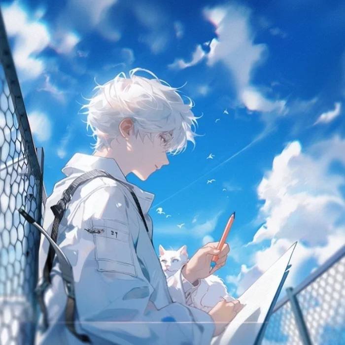 blue discord pfp sleek profile appearance