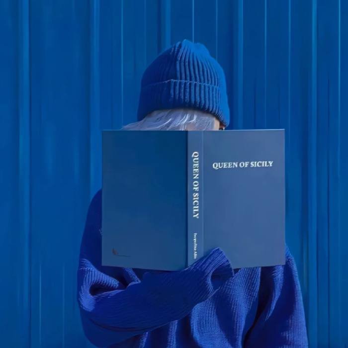 blue discord pfp subtle mood expression