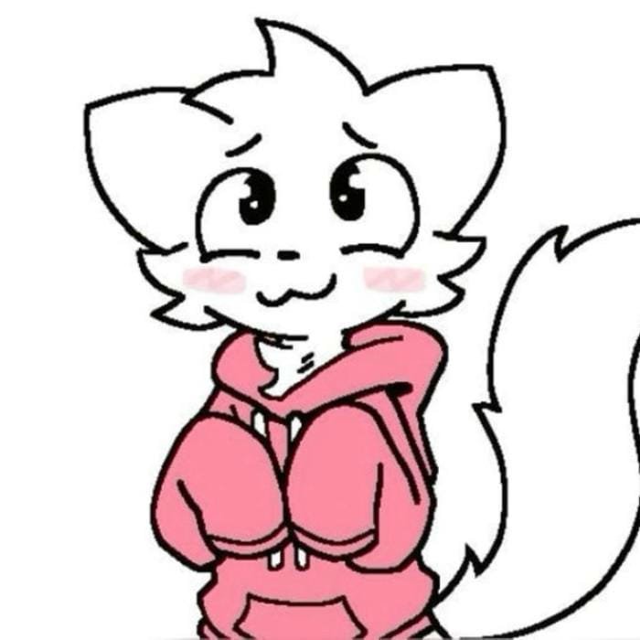 bold outline cartoon character boykisser pfp