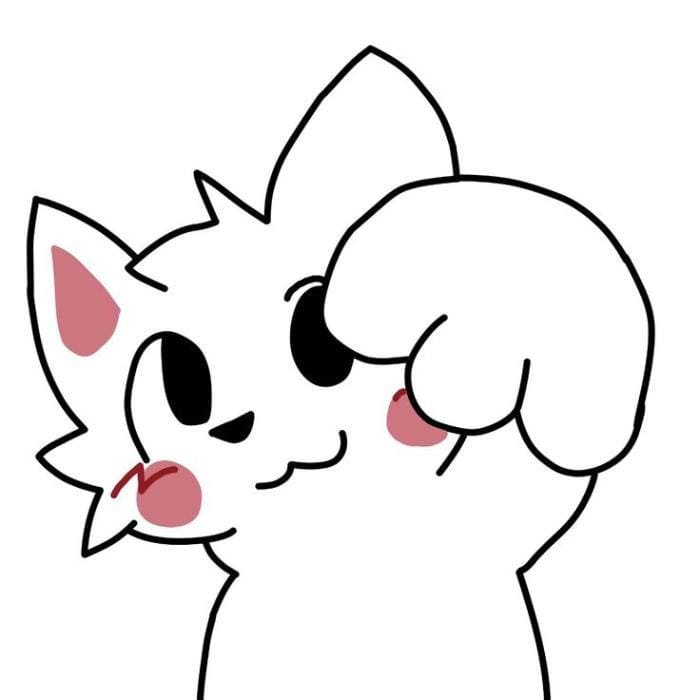 boykisser pfp in classic internet meme style