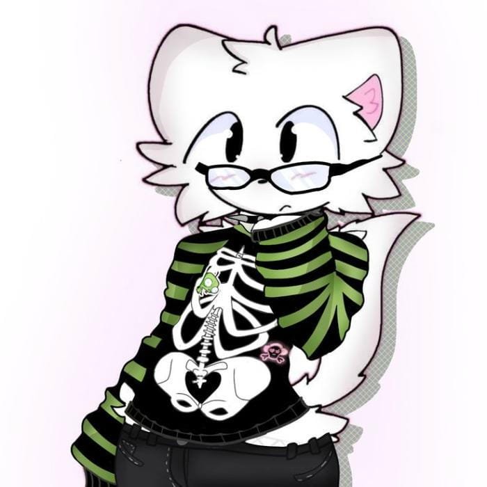 boykisser pfp in clean minimalist drawing