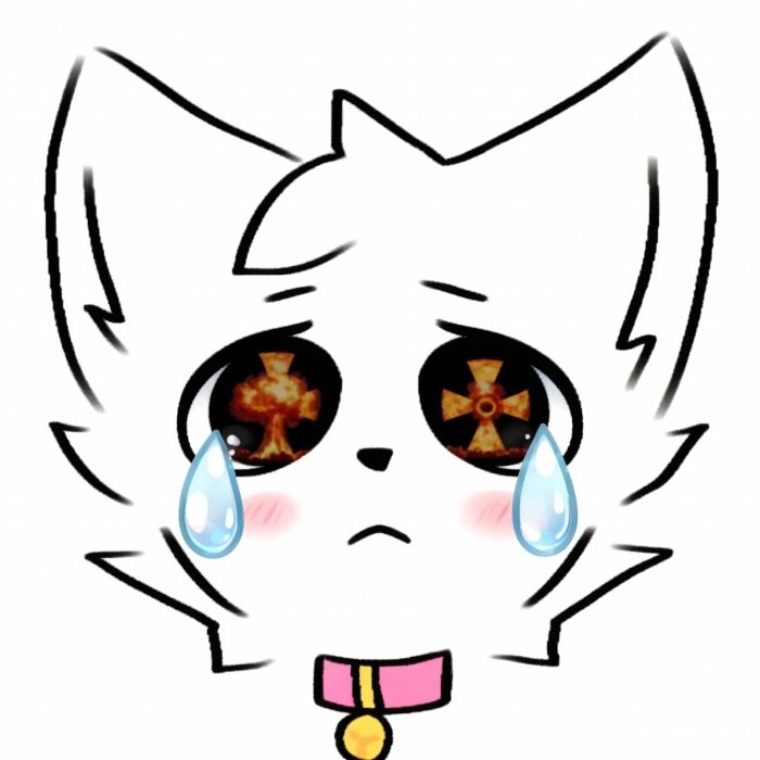 boykisser pfp showing exaggerated cartoon face