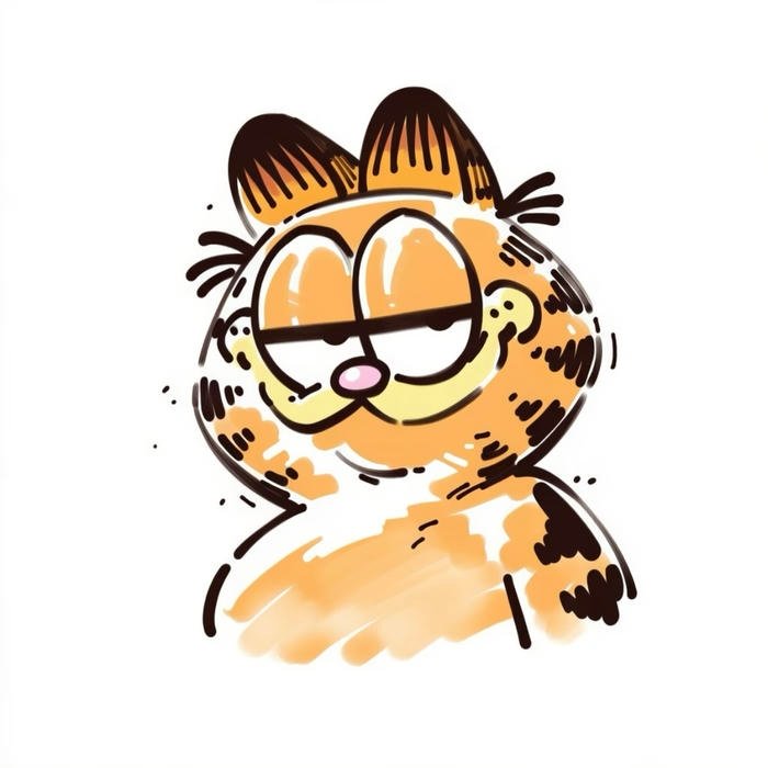 cartoon cat pfp showing cartoon cat head