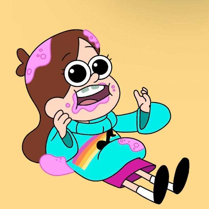 cartoon pfp girl icon for personal accounts