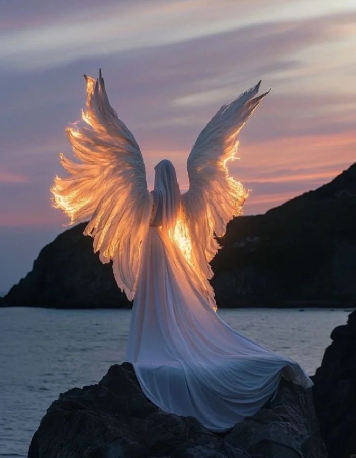 celestial mood online profile angel pfp