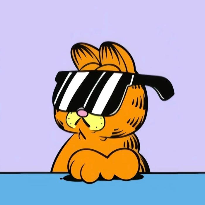 character cartoon cat pfp profile image in cartoon form