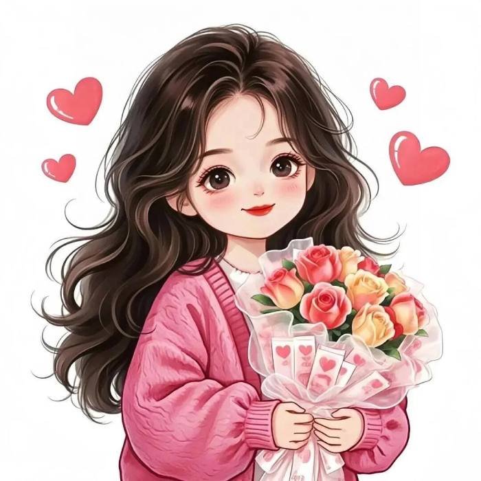 chibi pfp drawn with simple cartoon details