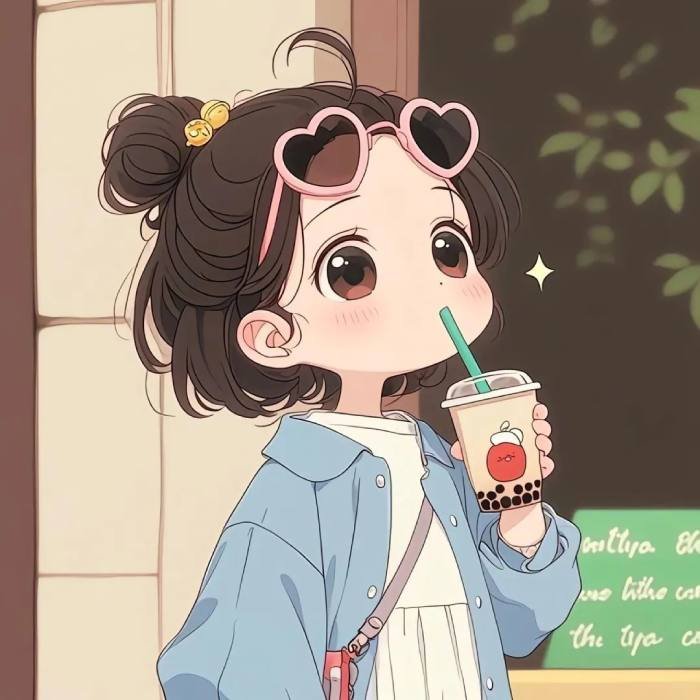 chibi pfp featuring a cozy and warm mood