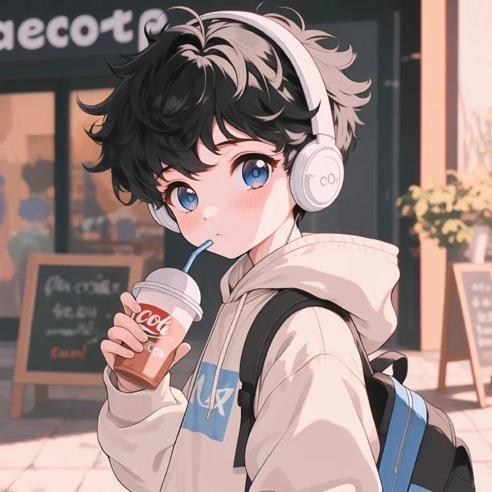 chibi pfp illustrated in a playful style