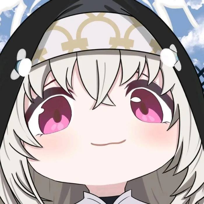 clean background character in chibi pfp style