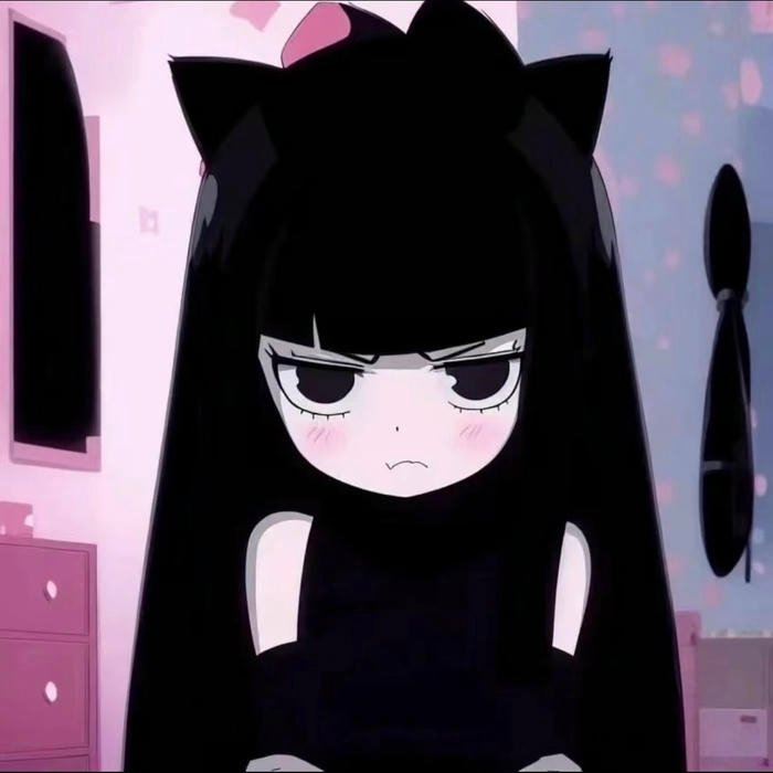 cn pfp black girl profile look in cn style