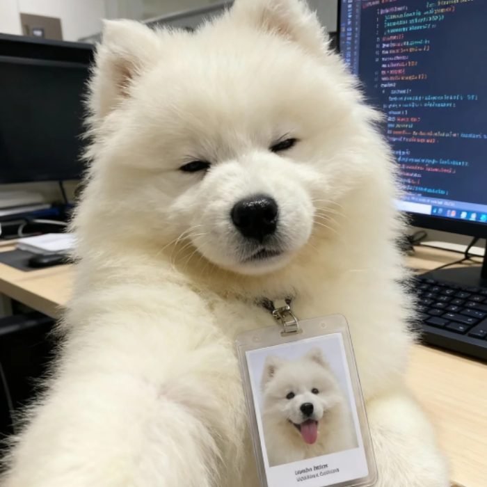 cute dog pfp featuring a smiling puppy portrait