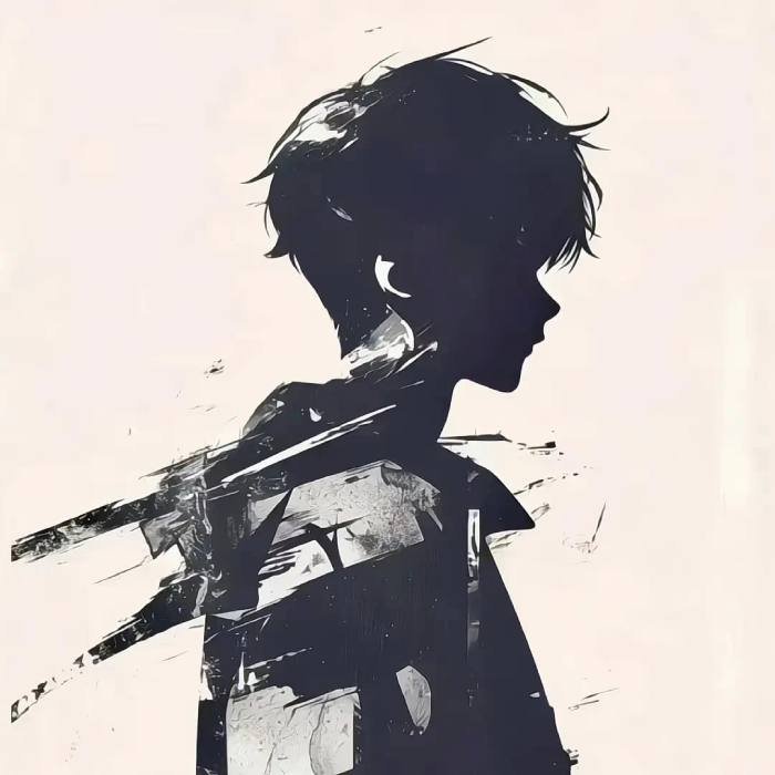 deep shadow portrait black discord pfp mood