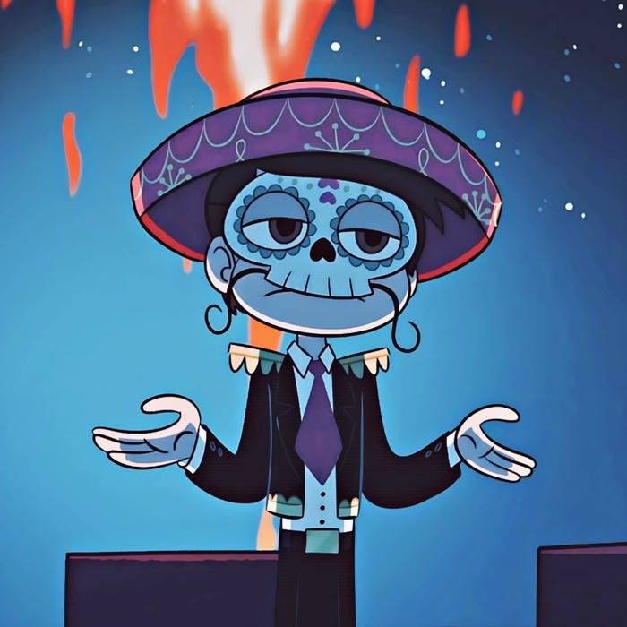 expressive cn pfp boy illustration for social media