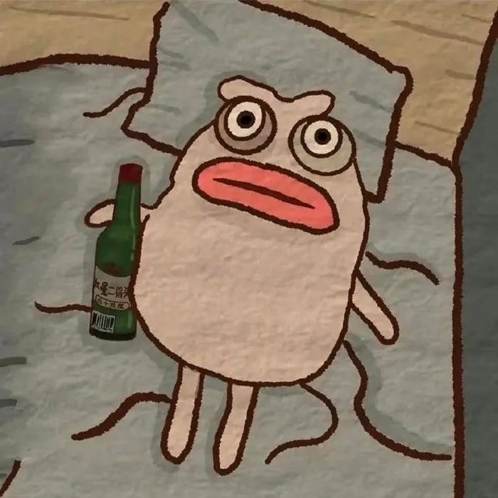 funny cartoon pfp showing exaggerated emotions