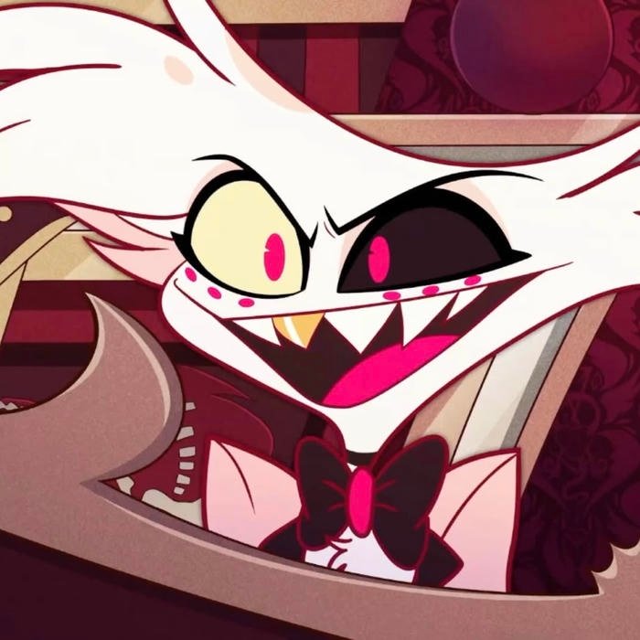 hazbin hotel demon close angel dust pfp icon